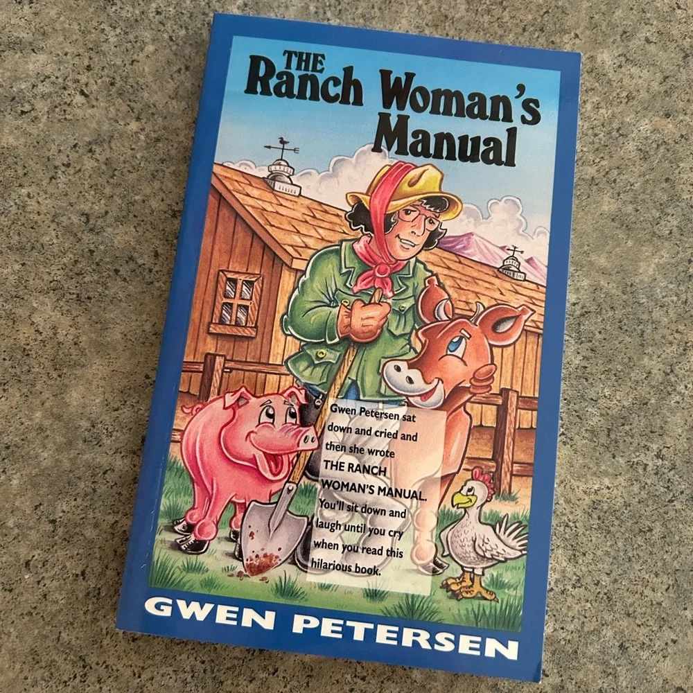 📕 Out of Print The Ranch Woman’s Manual [Gwen Peterson], Like New,Western Decor
